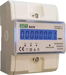 Koopman - DRM Elektriciteitsmeter kwhm 3f4l 80a kwh1046 +p