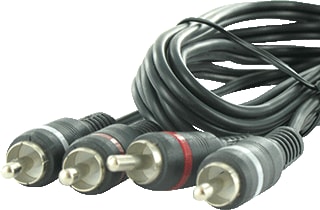 Golden Note - Audio Geconfectioneerde AV-kabel Audiokabel 4213N Bl Br