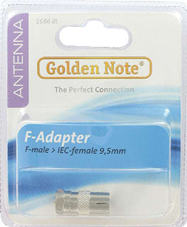 Golden Note - Antenne Toebeh./onderdelen v geluidssysteem Adapter 1686 Bl Br
