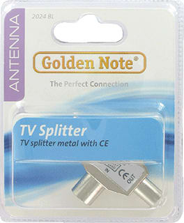Golden Note - Antenne Coax connector Splitter 2024 Bl Br