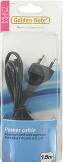 Golden Note - Lichtnet Geconfectioneerde AV-kabel St Netsnoer Nk 01 Br