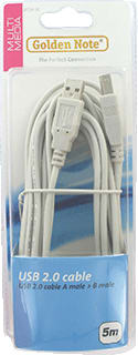 Golden Note - USB Geconfectioneerde AV-kabel Kabel 8734 Bl Br
