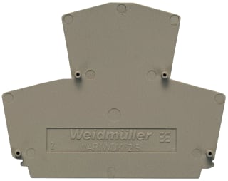 Weidmüller - Eindplaat rijgklem 1070100000 DS20