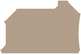 Weidmüller - Eindplaat rijgklem 1905070000 DS50