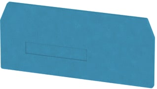 Weidmüller - Eindplaat rijgklem Zap/Tw10/16Bl Ds20