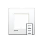 Bticino - LivingLight Air Afdekraam schakelmateriaal Afdkrm Ll Nl2X2M P Wt