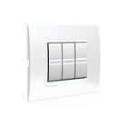 Bticino - LivingLight Air Afdekraam schakelmateriaal Afdkrm Ll 3Mod P Wt