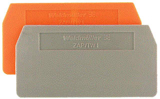 Weidmüller - Eindplaat rijgklem ZAP/TW 1 OR DS50
