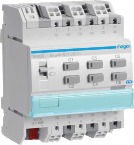 Hager Tebis - Actor Schakelactor bussysteem Schak.Actor.6V,16A Tya606E