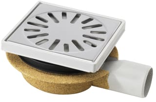 Aquaberg - 4016 Vloerput met 1 aansluiting Vloerput 150X150 Laag