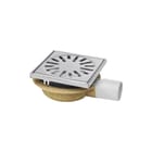 Aquaberg - 4016 Vloerput met 1 aansluiting Vloerput 150X150 Sierrnd