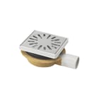 Aquaberg - 4016 Vloerput met 1 aansluiting Vloerput 146X146 Laag