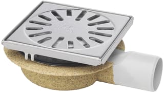 Aquaberg - 4016 Vloerput met 1 aansluiting Vloerput 146X146 Sierrnd