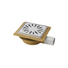 Aquaberg - 4016 Vloerput met 1 aansluiting Vloerput 146X146 Fln Srnd L