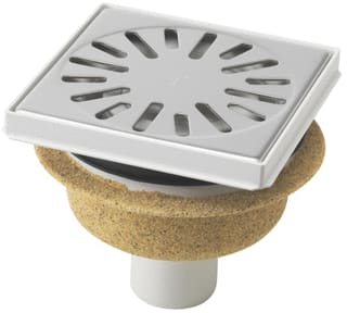 Aquaberg - 4015 Vloerput met 1 aansluiting Vloerput 146X146 Rvs