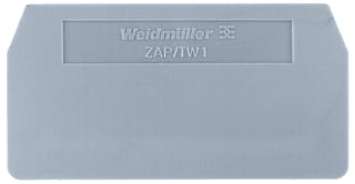 Weidmüller - Eindplaat rijgklem Afslpl Zap/Tw 1 Bl Ds50