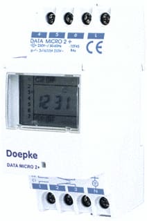 Doepke - Digitale schakelklok vr paneelbouw Datamicro2+ Wkschkklok 2W