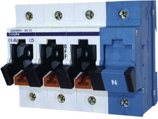 Doepke - NEOZED patroonlastscheider D0 Lstschd 63A/3P+N Leeg