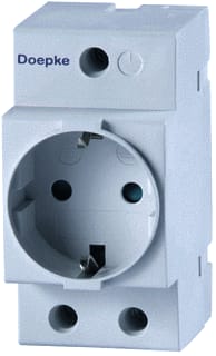 Doepke - Wandcontactdoos modulair Rds6 Modcntctds 16A/2P+Ra