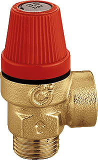 Caleffi - Veiligheidsventiel 6,0Bar 1/2 Bu
