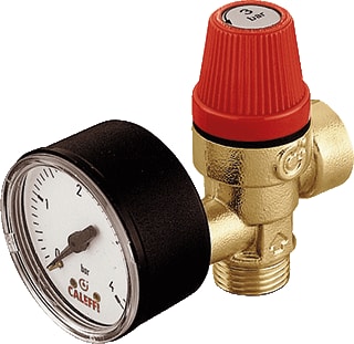 Caleffi - Veiligheidsventiel 6,0Bar 1/2Bu Mm