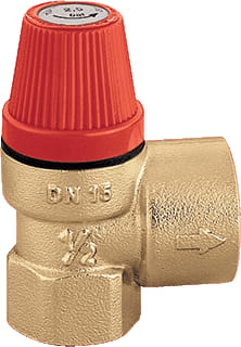 Caleffi - Veiligheidsventiel 3,0Bar 3/4Bi