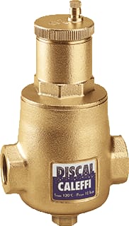 Caleffi - Lucht- en/of vuilafscheider Luchtaf Mess 110Mm 1 Bi