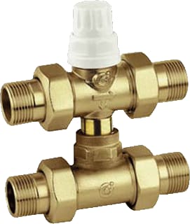 Caleffi - Vierwegplugafsluiter 4wgplgaf mess dn20 3/4buk