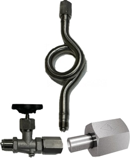 Ubel - Manometerkraan manomtkr rvs pn400 1/2 bi