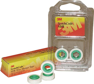 3M - ScotchCode SDR Kabel-/adercodering Marker Tape Sdr-(+)