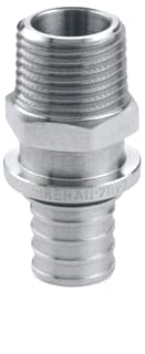REHAU - RAUTHERM Fitting met 2 aansluitingen Overgang 20 X 2,0 - R 1/2