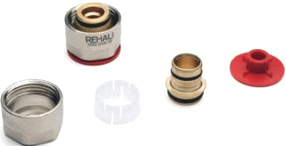 REHAU - RAUTHERM S-buis Knelringset Knelkoppeling 20 X 2,0