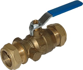Ubel - Kogelafsluiter koglafsl re 22mm knel