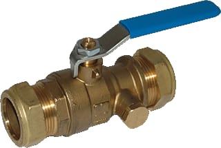 Ubel - Kogelafsluiter koglafsl re 28mm knel+aft