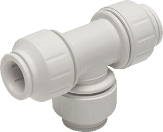 John Guest - Speedfit Twist & Lock Fitting met 3 aansluitingen T-Stuk 20Mm