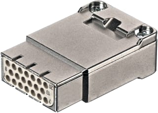 Harting - Contactblok v rechthoekige connect. Bescherm Module Female