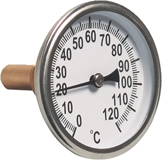 Ubel - 1088 Bimetaalthermometer bimthmt 80mm 45mm -20+60