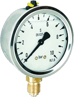 Ubel - 1010 Buisveermanometer manmtr 1/4bu 63mm 0-10b