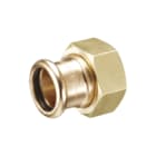 Kemper - Fitting met 2 aansluitingen Persfit2 Brs 1X22 Maprs