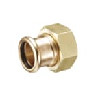 Kemper - Fitting met 2 aansluitingen Prsfit2 1.1/4X28Niro-San