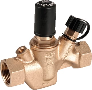 Kemper - MULTI-THERM Thermostatische reg.afsl. warmtapw. Regafsl Dn15 1/2Bi50-65Gr