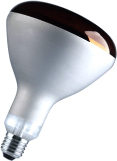 VICTORY - IR-lamp Ir 150W E27 Red Hard Glass