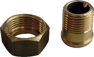 Protherm - Ubel Fitting met 2 aansluitingen taco draadfit2 afslkopp 1x3/4