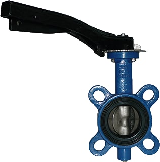 Ubel - Vlinderklepafsluiter vlklep pn6/10/16 dn50 4o
