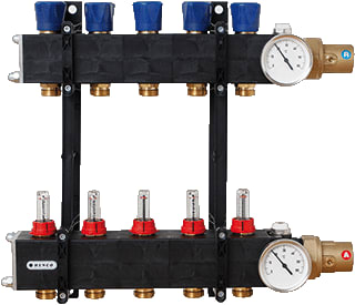Henco - Hencofloor UFH-CD Verdeler voor hydronische circuits 16-Gr. Verd. Rb.