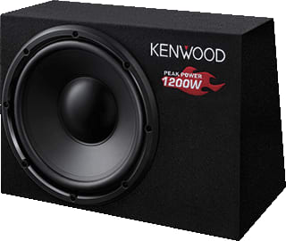Kenwood - Autoluidspreker Subwoofer Ksc-W1200B