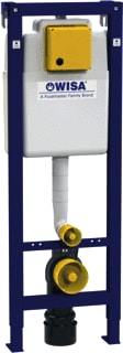 Wisa - XS Inbouwreservoir met frame Wc Front 112 90/110