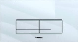 Wisa - XT Kantos Bedieningsplaat spoelsysteem Bed Pan Df Wit
