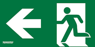Famostar - Pro Picto Pictogram noodverlichting P Links 7.2