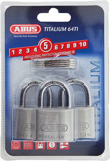 ABUS - Titalium Hangslot 64Ti/30 Tita Br3
